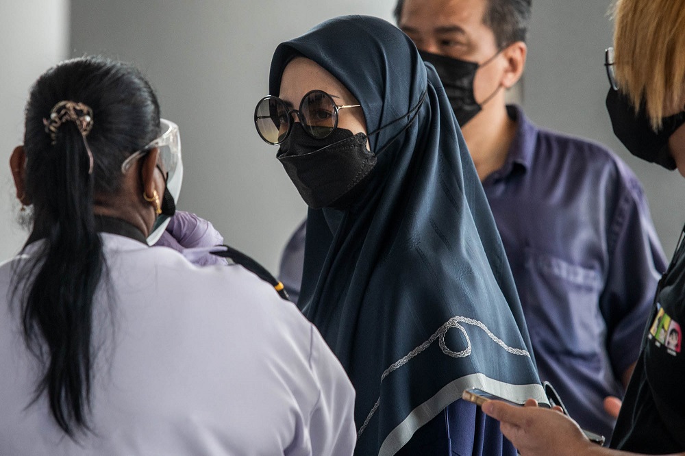 Datuk Nurulhidayah Ahmad Zahid is pictured at the Kuala Lumpur Court Complex September 8, 2021. 