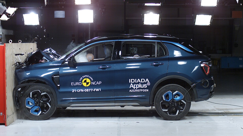 The Lynk & Co 01 has obtained 5 stars in the European New Car Assessment Programme (Euro NCAP) tests. u00e2u20acu201d Picture courtesy of Euro NCAP 