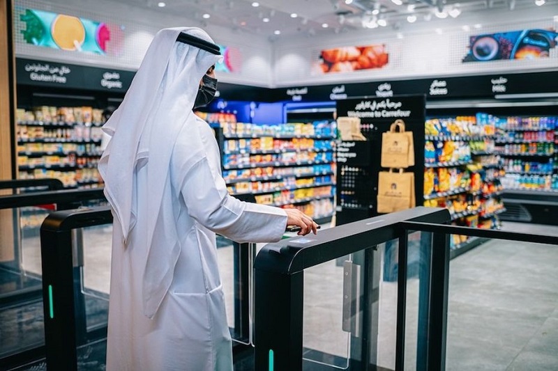 Carrefour has opened its first checkout-free store in Dubai. u00e2u20acu201d Picture by Majid Al Futtaim via ETX Studio