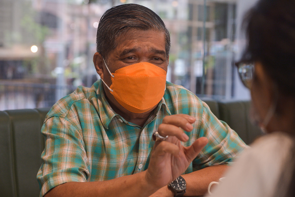 Amanah president Mohamad Sabu speaks during a special interview at Petaling Jaya September 19, 2021. u00e2u20acu201d Picture by Miera Zulyana 
