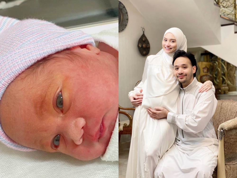 Ayda Jebat and Nabil revealed their newborn daughter's name and Instagram account which has over 50,000 followers already. u00e2u20acu201dPhoto courtesy of Instagram/ Ayda Jebat and Princess Ana Naylannn