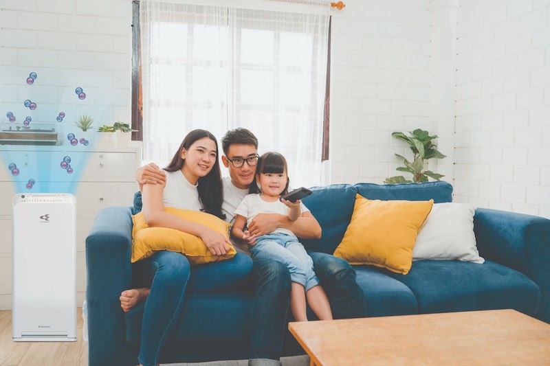 Air purifiers can help keep a home free from pollutants. u00e2u20acu201d Picture courtesy of Daikin Malaysia 