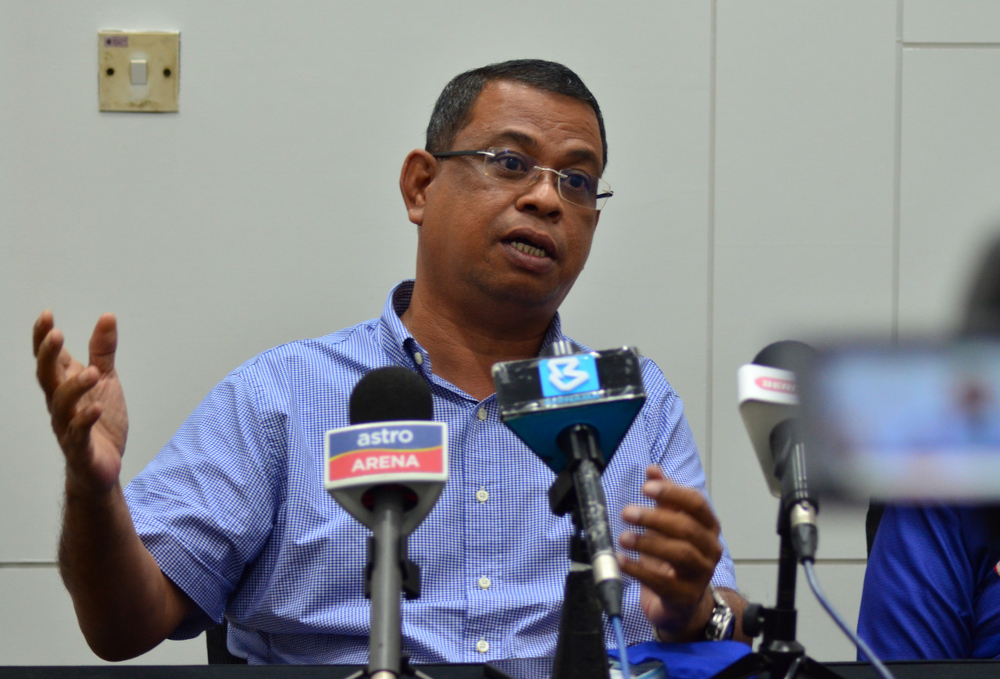 MWF president Datuk Ayub Rahmat speaks at a media conference in Kuala Lumpur, September 29, 2021. u00e2u20acu201d Bernama pic 