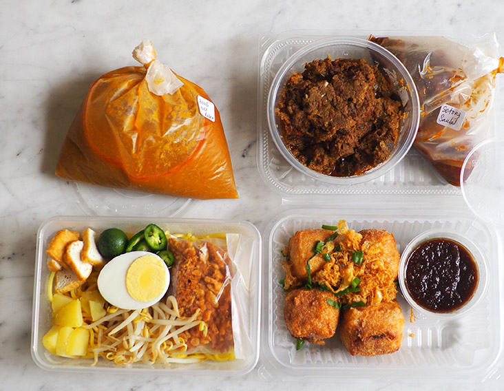 Their takeaway items are beautifully packed, neatly assembled and labelled so you won't mix up the various items