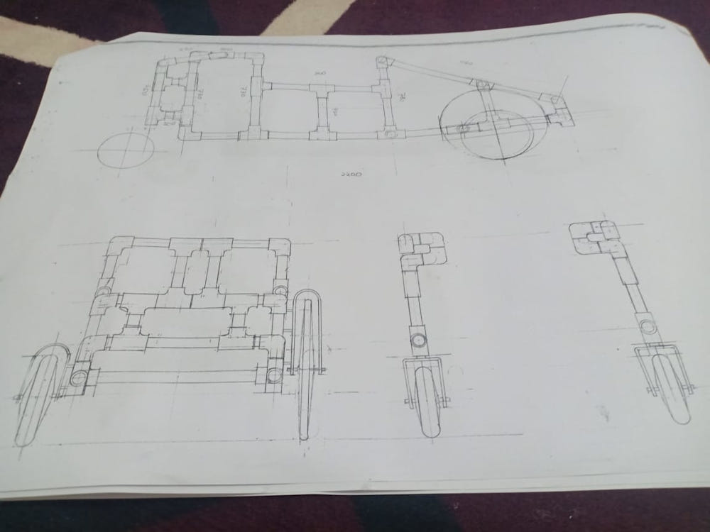 Cikgu Azam shares the blueprint for his Caballus RAFVI which took him a year to build. — Picture by Cikgu Azam  