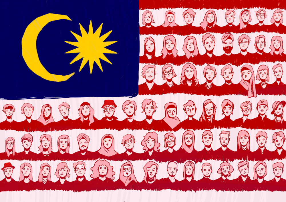 The artwork by local artist, Khor Zan Lun which will be featured at the Maybanku00e2u20acu2122s virtual art exhibition u00e2u20acu02dcDengan Kasih dan Harapanu00e2u20acu2122. u00e2u20acu201d Picture courtesy of Maybank Malaysia