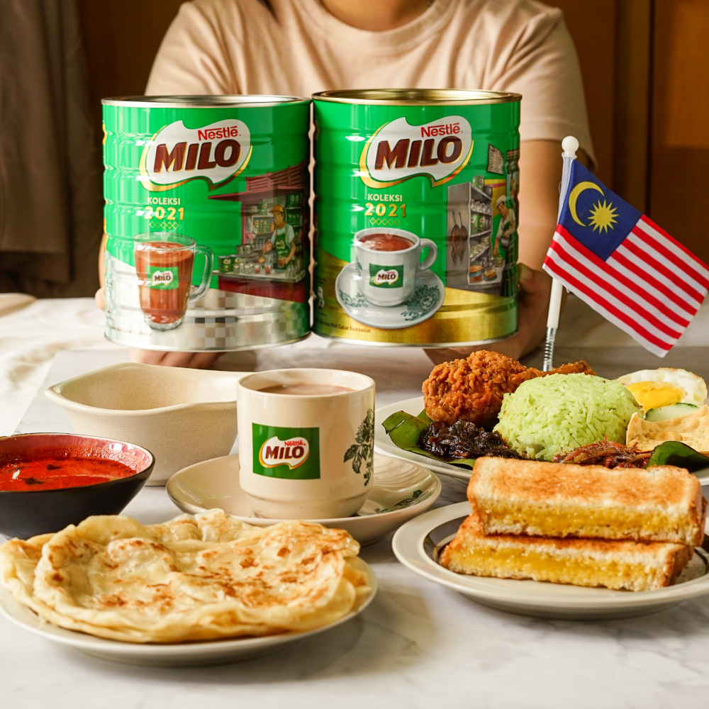 Milo, in collaboration with local creative brand, Loka Made, has released two Limited Edition 1.5 kg Tin 2021 Collection in conjunction with Malaysia Day. — Picture courtesy of Nestle Malaysia Berhad
