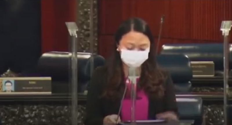 A short clip from the Dewan Rakyat's session on Wednesday shared by Segambut's MP Hannah Yeoh went viral for its spookiness. u00e2u20acu2022 Screenshot via Twitter/ Hannah Yeoh