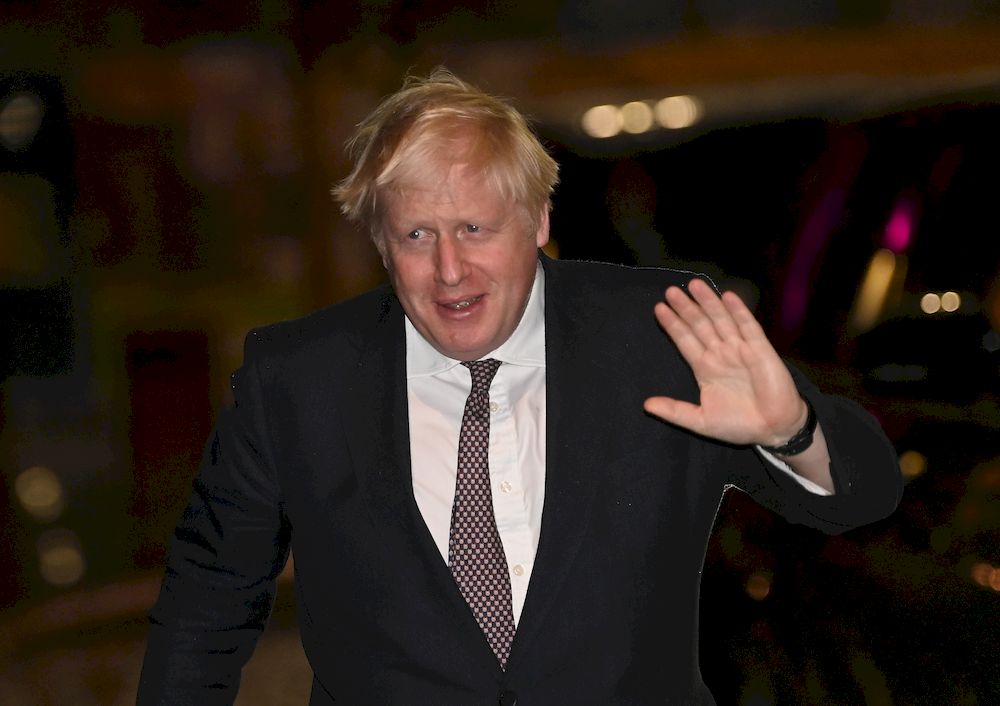 Britainu00e2u20acu2122s Prime Minister Boris Johnson arrives at the annual Conservative party conference in Manchester, Britain, October 2, 2021. u00e2u20acu201d Reuters pic