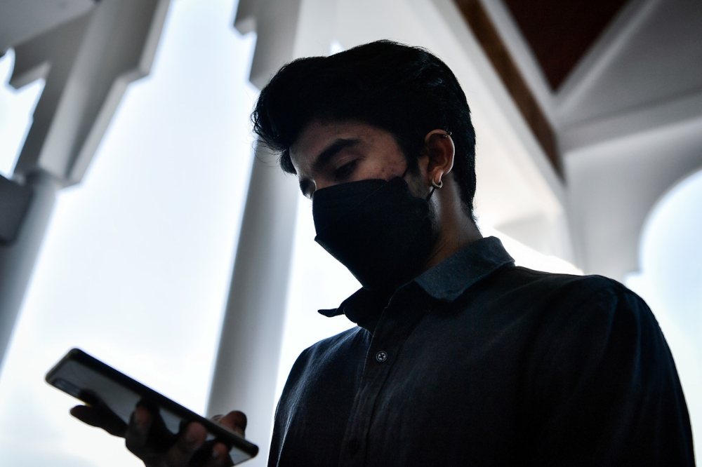 M. Vaitheswaran at the Magistratesu00e2u20acu2122 Court in Bukit Mertajam, September 24, 2021. u00e2u20acu201d Bernama pic 