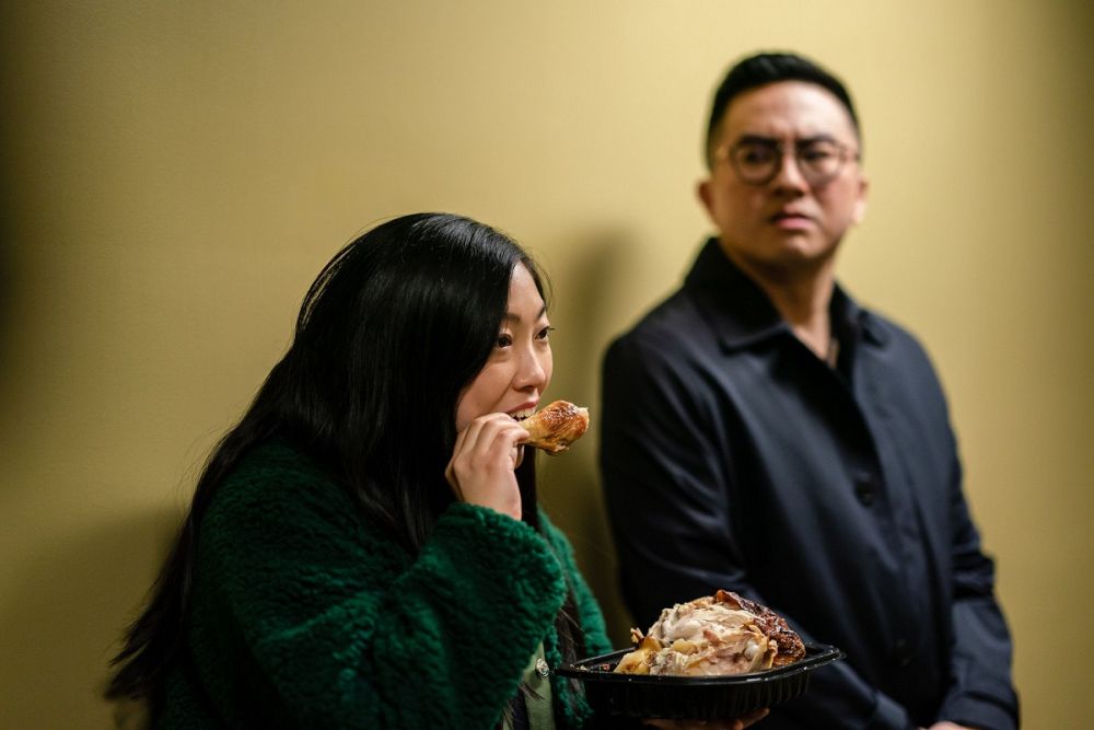 The Emmy nominated actor praised his co-star Awkwafina’s improvisation skills on the show. — Picture by Zach Dilgard