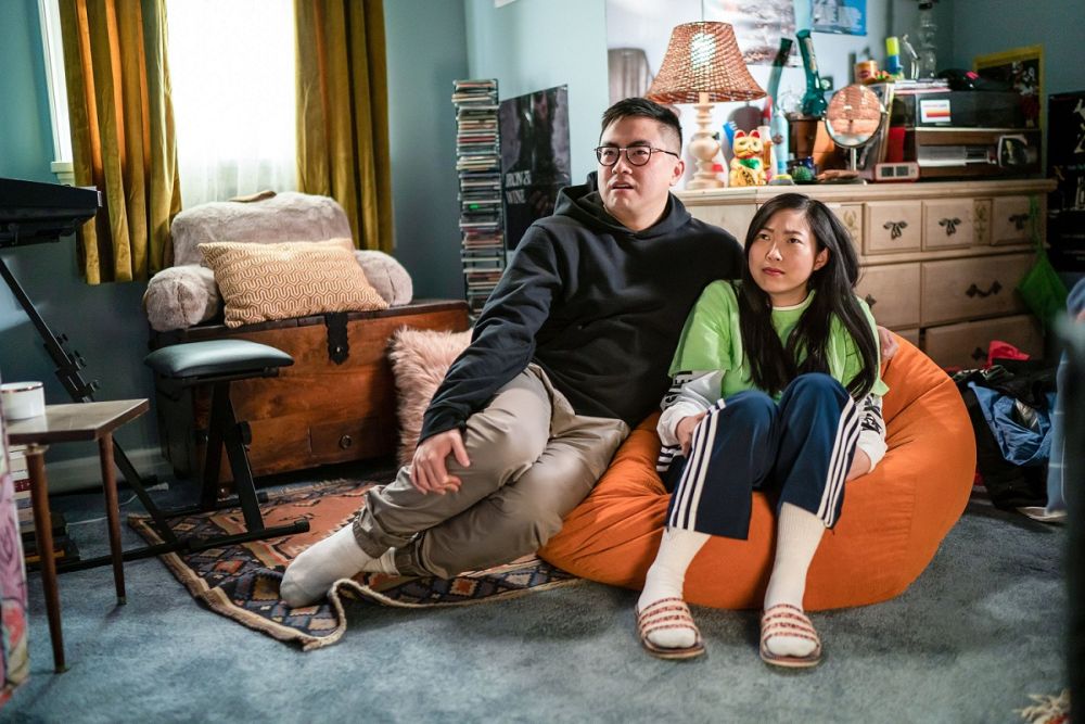 Yang (left) plays Norau00e2u20acu2122s overachieving cousin Edmund in the Comedy Central hit series that was co-created by Awkwafina. u00e2u20acu201d Picture by Zach Dilgardn n