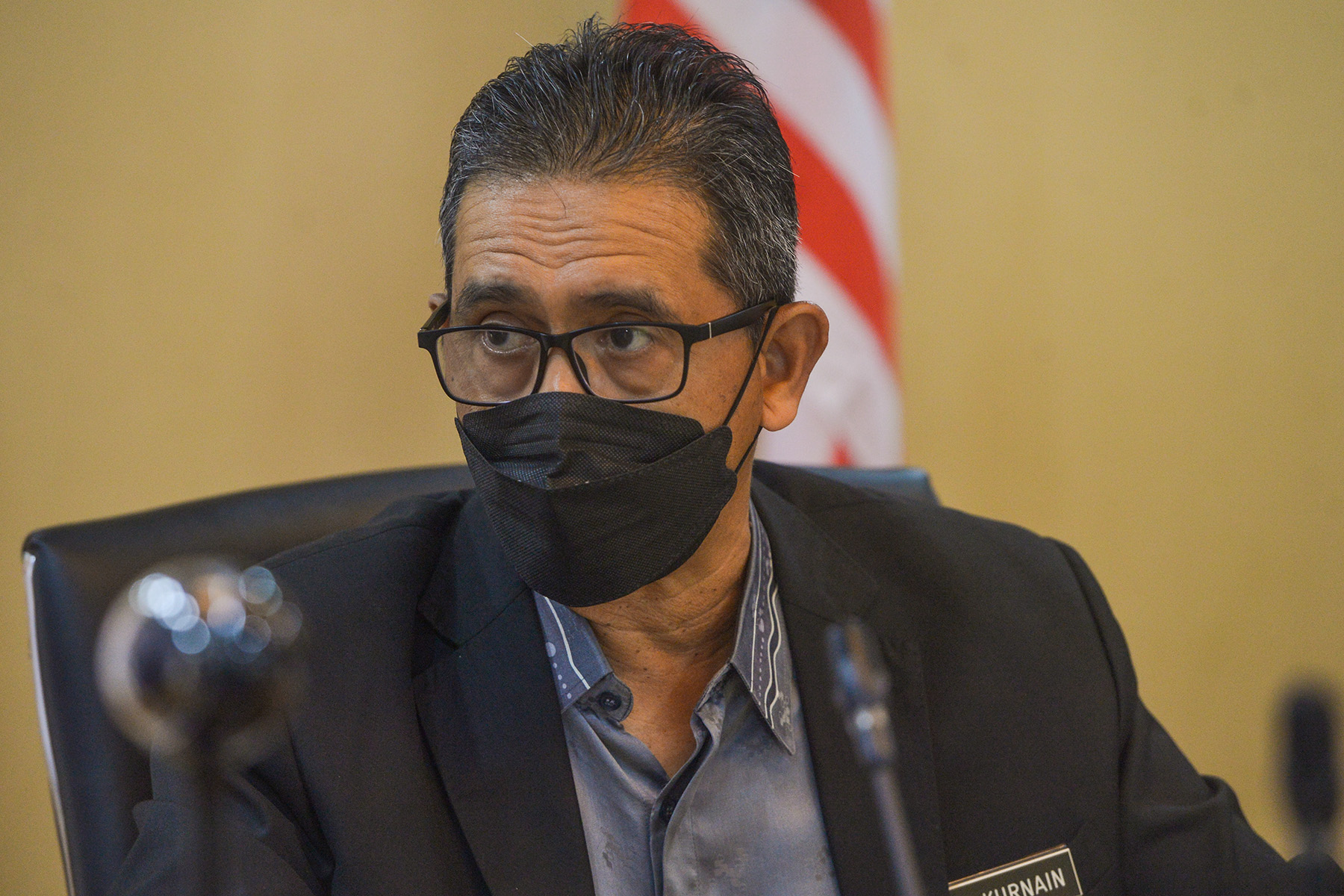 Director of DBKL’s City Planning Department Datuk Zulkurnain Hassan speaks during an interview with Malay Mail on September 30,2021. — Picture by Miera Zulyana