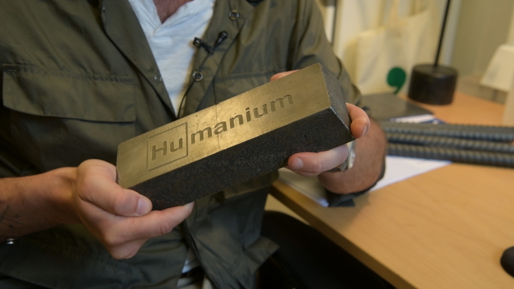 Humanium Metal, weapons for peace. u00e2u20acu201d Picture by Energy Observer productions