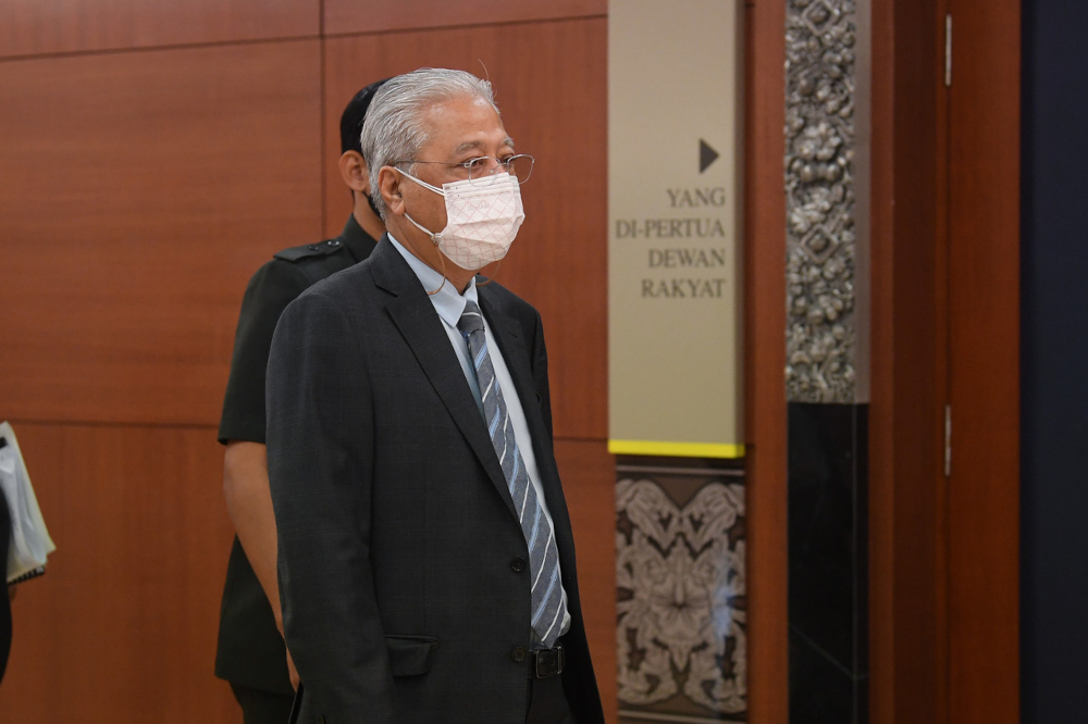 Prime Minister Datuk Seri Ismail Sabri Yaakob at Parliament Building, September 29, 2021. u00e2u20acu201d Bernama pic 