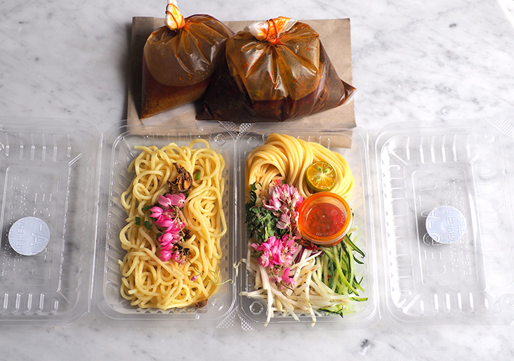 Your takeaways are all neatly packed and delivered to your doorstep