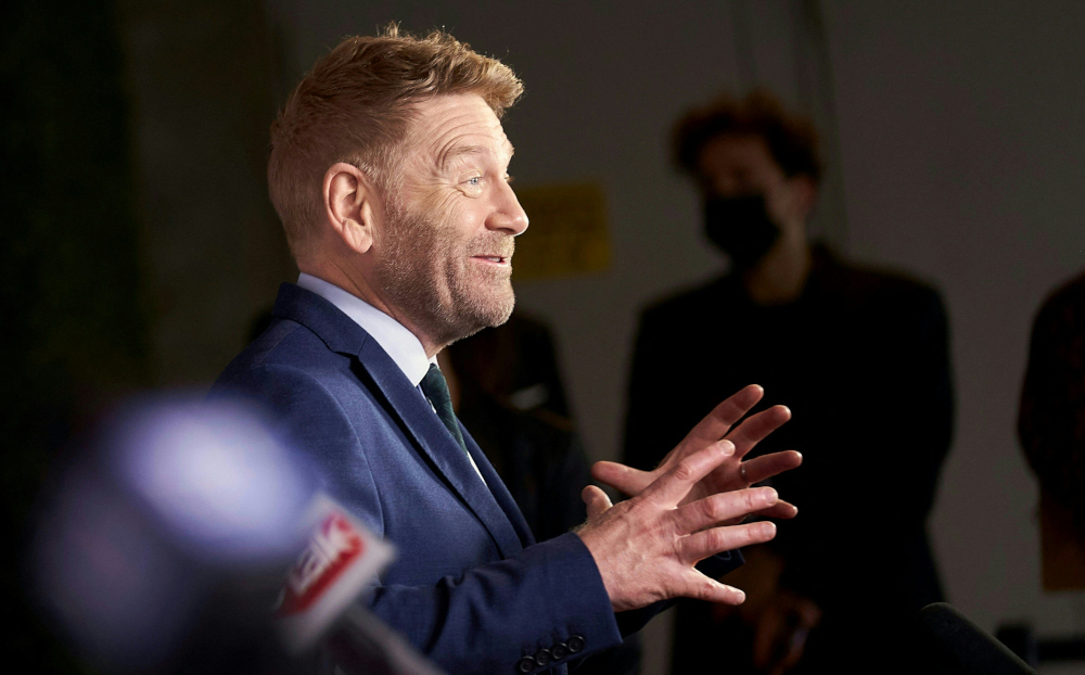 Kenneth Branagh speaks to reporters at the Gala Presentation of Belfast at the Toronto International Film Festival in Toronto, Ontario, September 12, 2021. u00e2u20acu201d AFP pic 