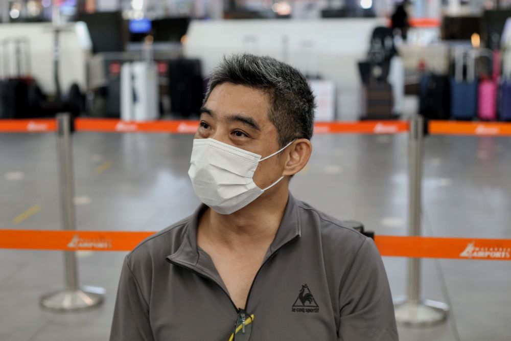 Jackie Koh says he is excited to be travelling with his family for a short weekend holiday to Langkawi. 