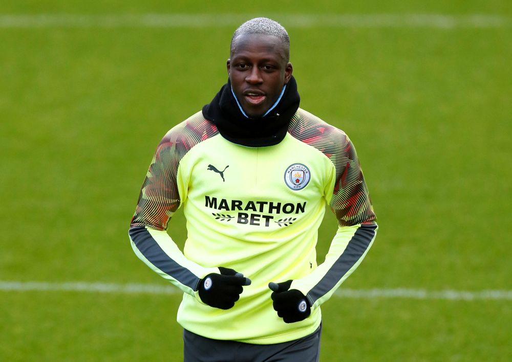Manchester City's Benjamin Mendy during training at the Etihad Campus in Manchester February 25, 2020. u00e2u20acu201d Reuters pic