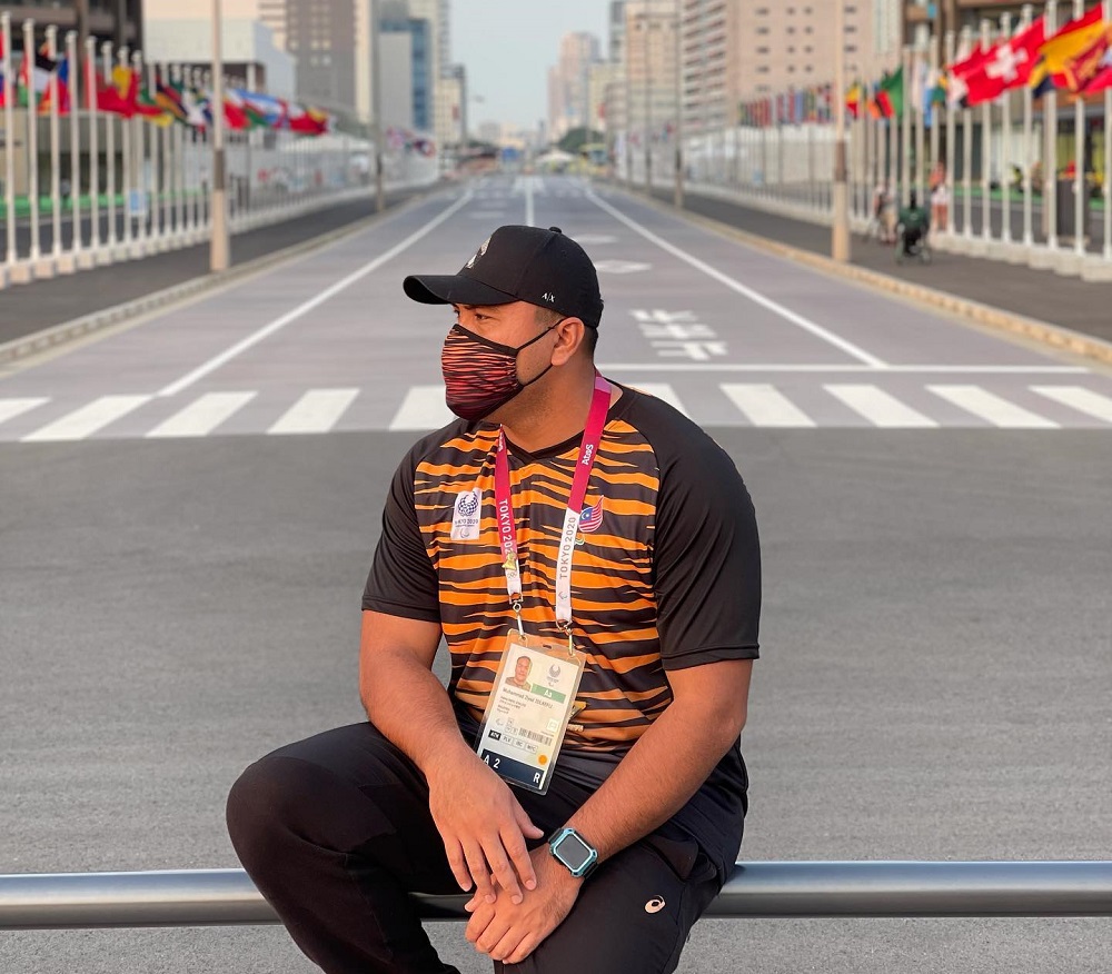 National athlete Muhammad Ziyad Zolkefli is pictured at the Paralympic Village in Tokyo August 27, 2021. u00e2u20acu201d Picture via Facebook