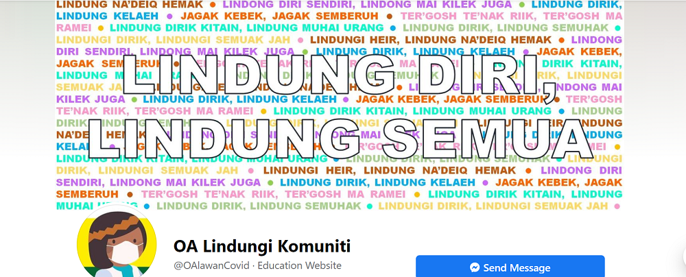 A screengrab of the OA Lindungi Komuniti Facebook page.