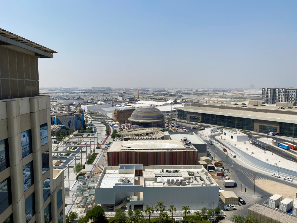 A general view shows the Expo 2020 Dubai site, seen from a hotel rooftop in Dubai, United Arab Emirates September 14, 2021. u00e2u20acu201d Reuters pic
