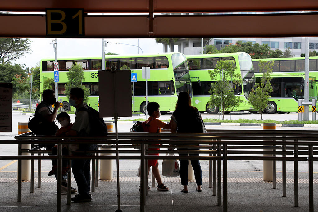 Of the dayu00e2u20acu2122s new locally transmitted cases, 30 have been linked to the bus interchange clusters, bringing the tally there to 504. u00e2u20acu2022 TODAY pic