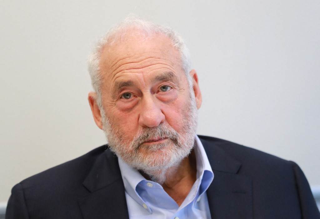 In this file photo taken on September 19, 2019, US economist Joseph Stiglitz takes part in a press conference in Paris. u00e2u20acu201d AFP pic