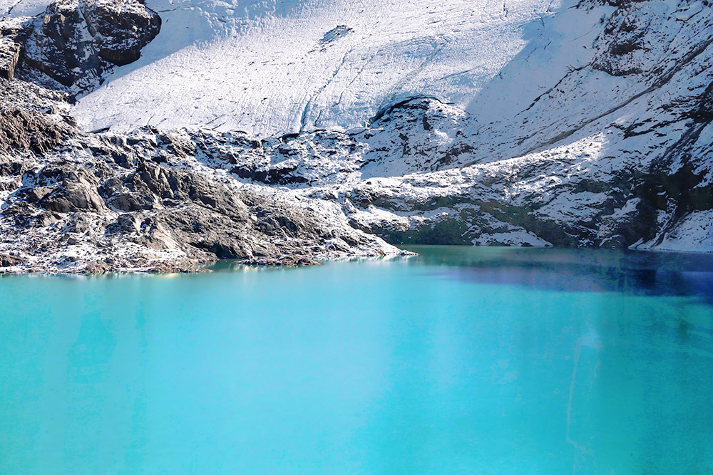 The bluest water... so close to the heavens.