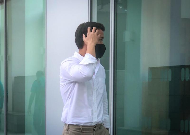 Fathullah Abdul Rahman, 22, spent hours outdoors despite being told by his doctor that he was legally required to stay home for that period and could only leave after receiving a negative swab test result. u00e2u20acu201d TODAY pic