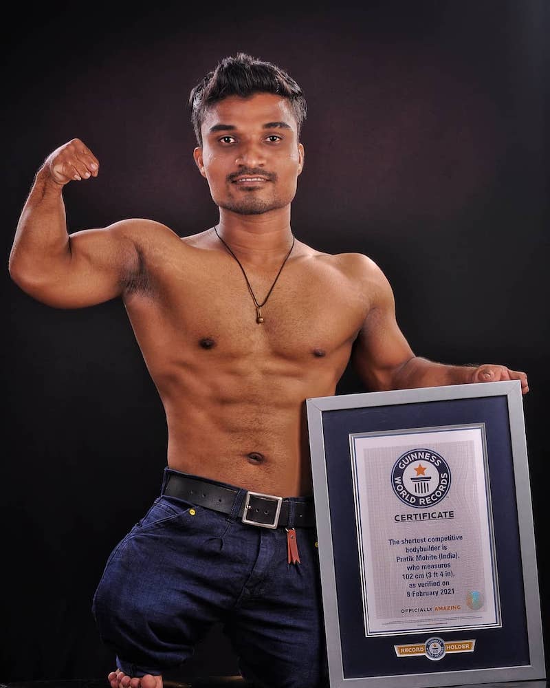Pratik's determination and hard work helped him work towards his goals. u00e2u20acu201d Picture via instagram/pratikmohite_official