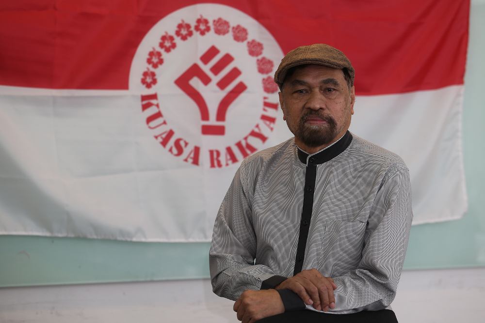 Parti Kuasa Rakyat (Kuasa) president Kamarazaman Yaakob speaks during an interview with Malay Mail October 15, 2021. u00e2u20acu201d Picture by Choo Choy May