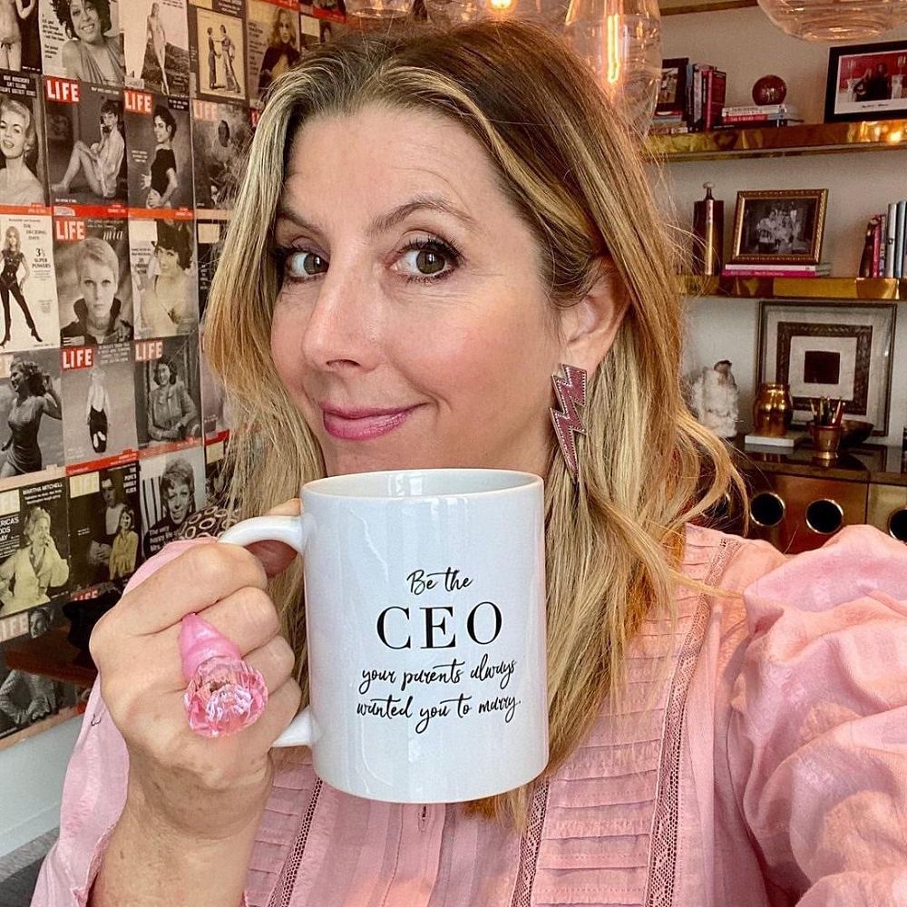 Sara Blakely, founder and chief executive of shapewear company Spanx, gave her employees two first class air tickets and RM41,480 after investment company Blackstone purchased a majority stake in Spanx. u00e2u20acu201d Picture via Facebook/ Sara Blakely