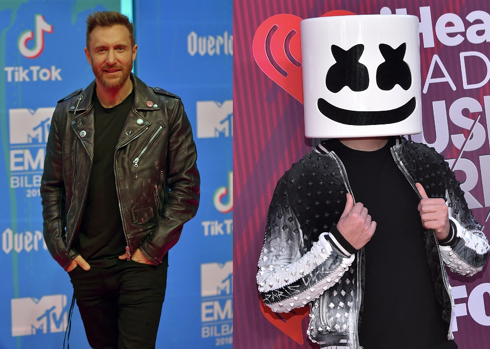 David Guetta and Marshmello are among the most popular DJs in 2021, according to data from Viberate. u00e2u20acu201d AFP pic