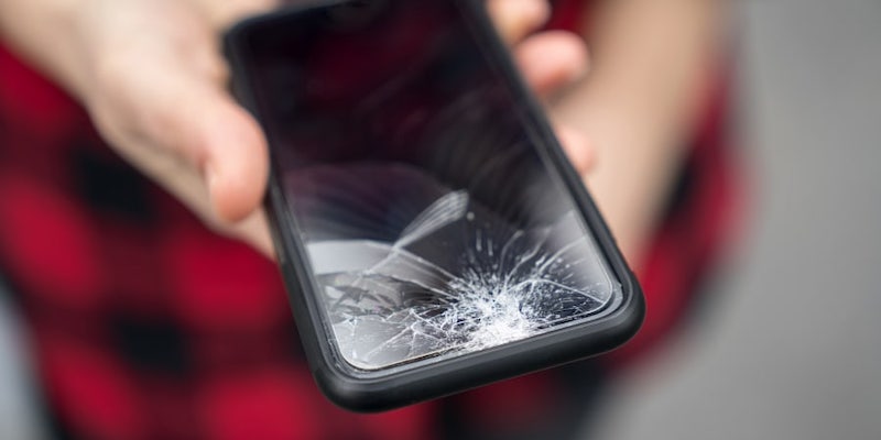 In the future, there may be no need to replace your cell phone's cracked screen, as it might be able to repair itself! u00e2u20acu201d Picture. By stokpro / Getty Images