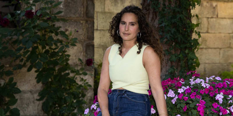 French director Lina Soualem pose during a photocall for the film u00e2u20acu02dcLeur Algerieu00e2u20acu2122. u00e2u20acu201d AFP pic