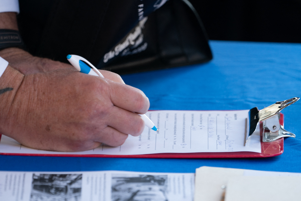 A man fills out an application at the Randstad booth at the Employers Only Long Island Food, Beverage and Hospitality Job Fair on October 19, 2021 in Melville, New York. u00e2u20acu201d AFP pic                