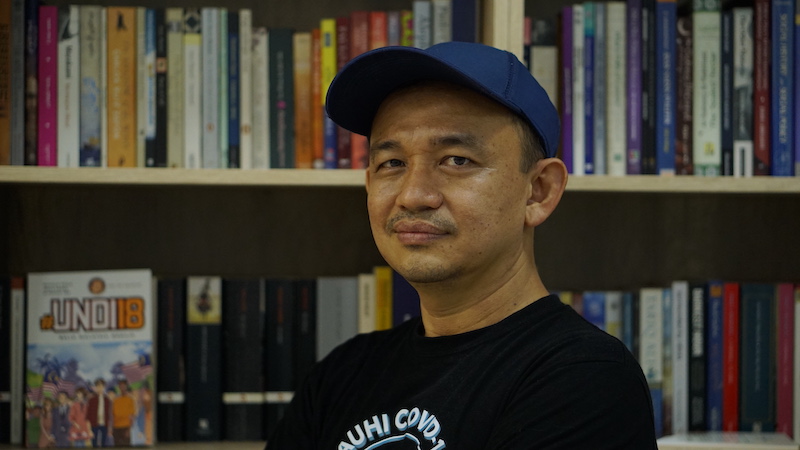 Maszlee Malik will be playing the role of Player 237, a politician who is the total opposite of himself now. — Picture by Arif Zikri 