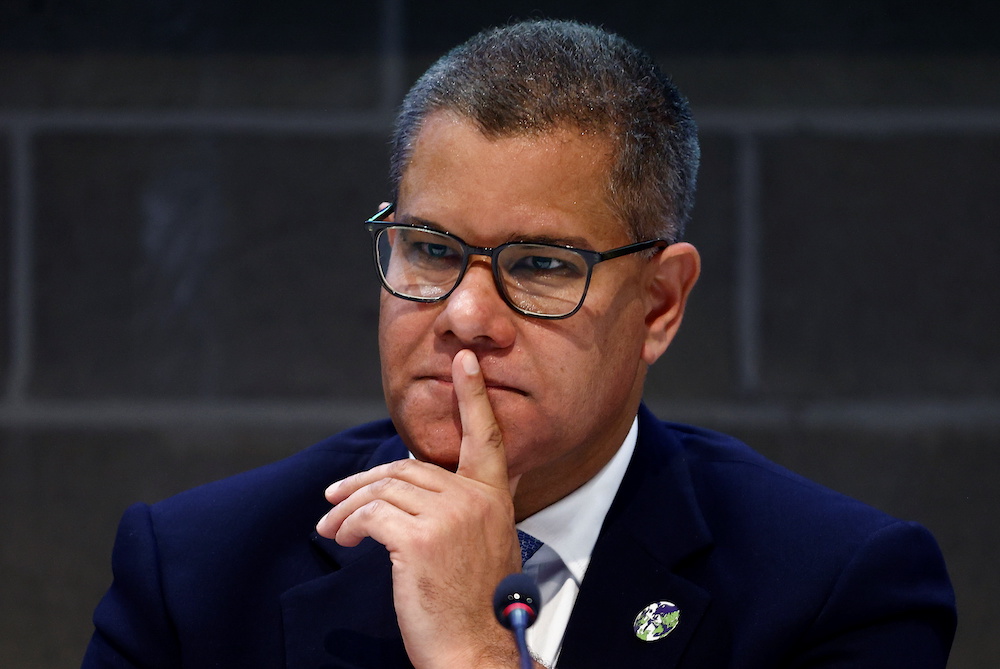 Britainu00e2u20acu2122s COP26 President Alok Sharma holds a news conference at the end of the pre-COP26 climate meeting in Milan, Italy, October 2, 2021. u00e2u20acu2022 Reuters