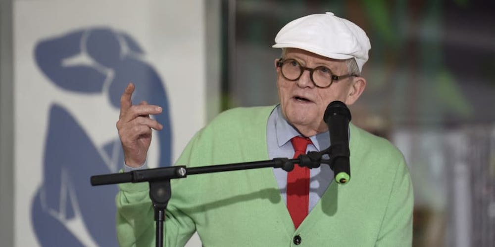 British painter David Hockney. u00e2u20acu201d ETX Studio pic