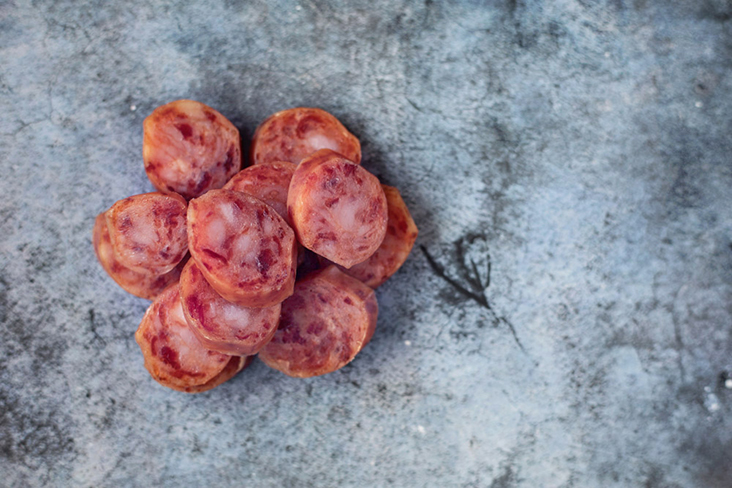 Chinese sausages will add plenty of flavour to your fried rice.
