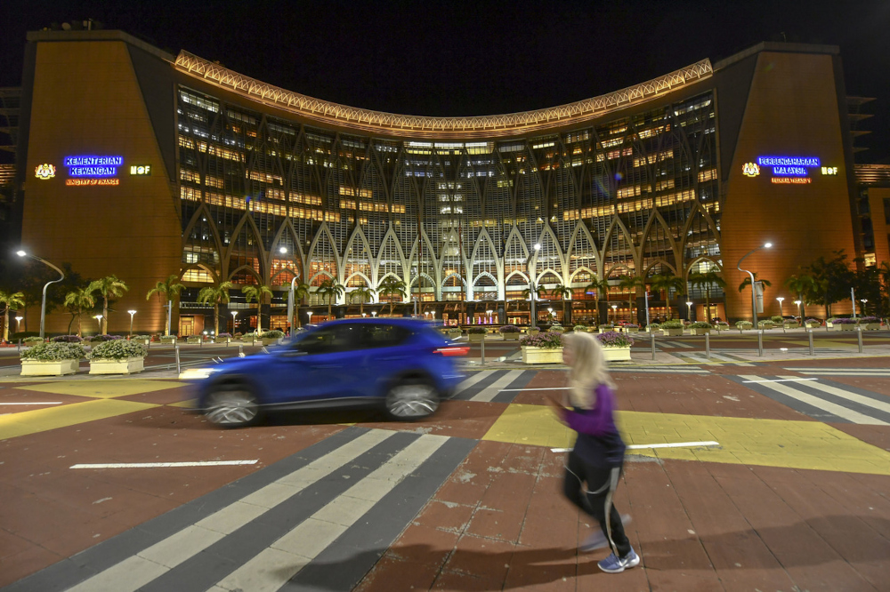 Budget staff working overtime as seen from this picture of the Ministry of Finance Complex ahead of the 2022 Budget presentation on Friday, October 27, 2021. u00e2u20acu201d Bernama pic 