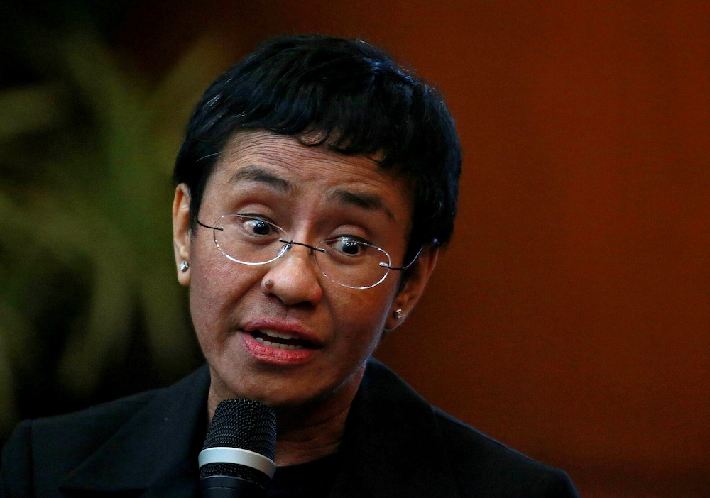 Rappler CEO and Executive Editor Maria Ressa speaks in an event attended by law students at the University of the Philippines College of Law in Quezon City, Metro Manila, Philippines, March 12, 2019. u00e2u20acu201d Reuters picnn