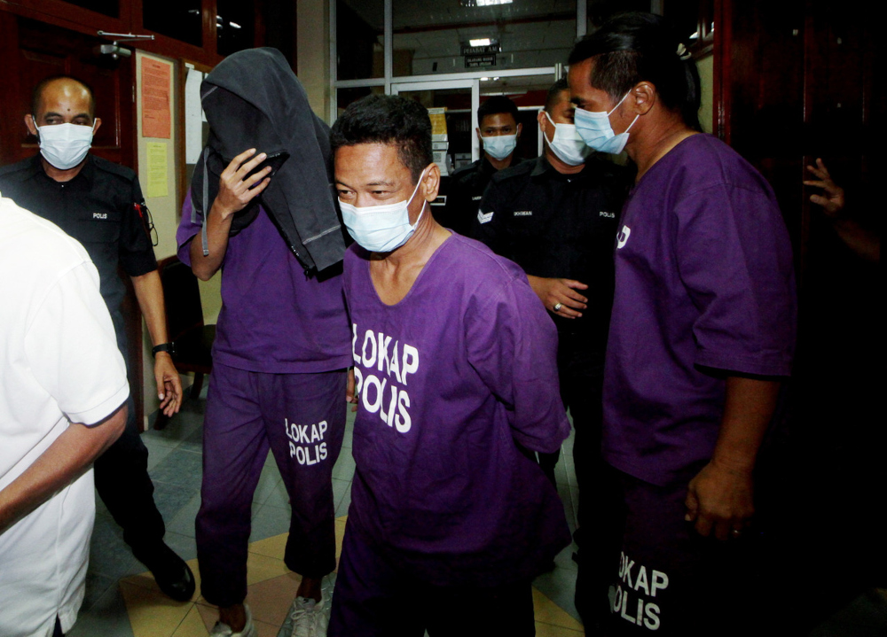 Muhamad Niezam Mohd Zaidi, 29, Mohd Latif Zami, 49, and Saiful Zaidrin Ismail, 43, all pleaded guilty before Magistrate Mohd Shazmeer Zamhari. u00e2u20acu201d Bernama pic