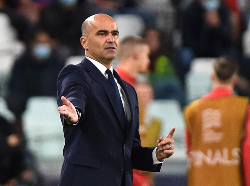 Belgium coach Roberto Martinez reacts during the match against France October 8, 2021. u00e2u20acu2022 Reuters pic