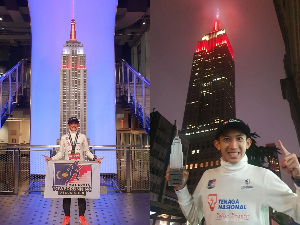 Asiau00e2u20acu2122s top tower runner, Malaysian Soh Wai Ching won the 2021 Empire State Building Run-Up in just 10 minutes and 47 seconds. u00e2u20acu2022 Picture via Instagram/ Soh Wai Ching