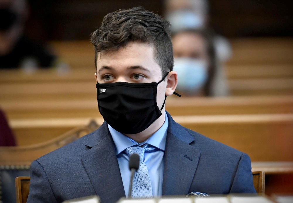 Kyle Rittenhouse listens during his pretrial hearing at the Kenosha County Courthouse in Kenosha, Wisconsin May 21, 2021. u00e2u20acu2022 Sean Krajacic/Kenosha News/Pool via Reuters
