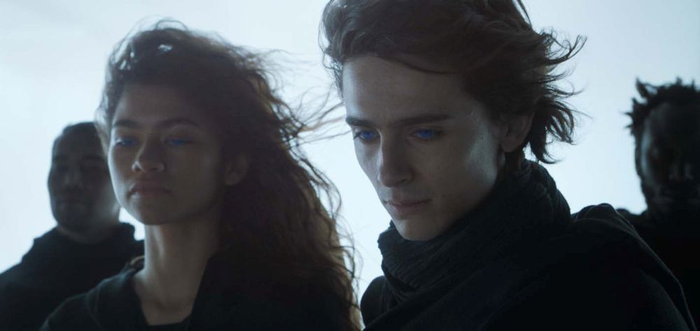'Dune,' directed by Denis Villeneuve, stars Zendaya and Timothée Chalamet.