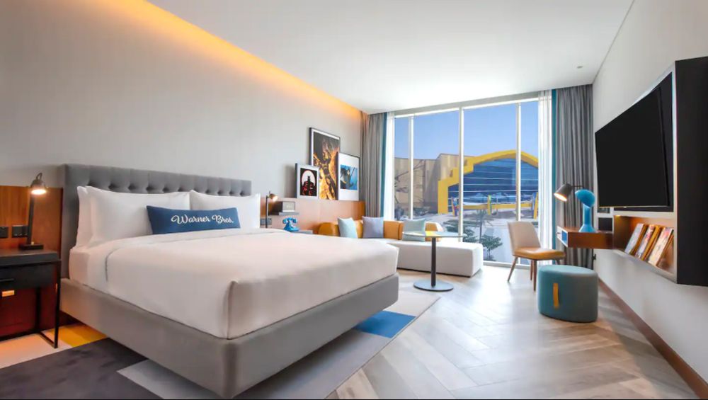 The first Warner Bros. hotel opens November 11 in Abu Dhabi. u00e2u20acu201d ETX Studio pic