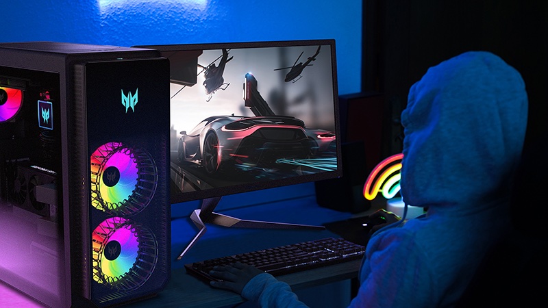 The Predator Orion 7000 offers the latest in gaming specs for hardcore gamers. — Picture courtesy of Acer